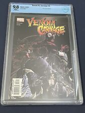 Venom vs. Carnage #3 CBCS 9.8 Black Cat Cover /Crain picture