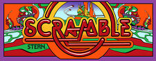 Scramble Arcade Marquee For Reproduction Header/Backlit Sign picture