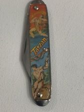 Vintage TARZAN  - Novelty Knife Co. U.S.A. - Single Blade Pocket Knife picture