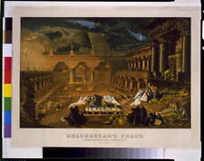 Belshazzar's Feast,Monarch's Revel,Nation's Ruin,Daniel,Chapter V,Biblical,c1865 picture