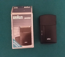 Vintage Braun Pocket Shaver Unused boxed open picture