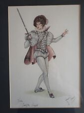 Janet Froud Original Costume Design For Royal Shakespeare Company - Viola - Art picture