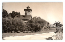 RPPC 1940'S. SAN PEDRO, CALIF. POINT FIRMIN LIGHT HOUSE. POSTCARD. BQ25 picture
