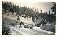 Postcard RPPC 1930s California Lassen Park autos Check in Station CA24-178 picture