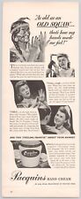 Vintage Print Ad Pacquins Hand Cream Old Squaw Indian Dry Hands 1944 picture