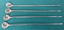 Vintage Absolut Vodka Metal Drink Stirrers Set of 4 9 inch long Great Condition picture
