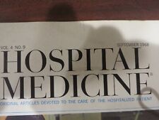 hospital medicine magazine sept 1968 picture