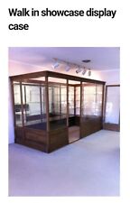 Antique 1920's Walk In Showcase, Possible Walk In Cigar Humidor picture