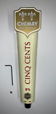Chimay Cing Cents Tall Tap Handle Belgian Beer RARE Trippel Grande Man Cave picture
