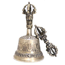 Tibetan Buddhist Meditation Bell Handmade Bell and Vajra for Meditation, Yoga picture