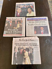 Obama 2009 Inauguration - Original newspapers and magazines from Jan 2009 picture