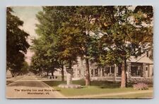 Postcard Worthy Inn Manchester Vermont VT, Vintage Albertype O4 picture