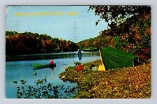 Monticello MN-Minnesota, General Greetings Camping Area, Vintage c1910 Postcard picture