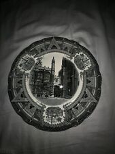 Vintage Spode University Of Chicago Harper Ct transfer plate 1931 picture