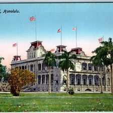 c1910s Honolulu, HI Capitol Building Iolani Palace Hawaiian Territory PC A242 picture