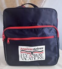 American Airlines Fly A Away Vacations Carry On Bag Luggage Tote 13” x 12” x 6” picture