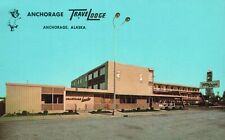 Vintage Postcard Anchorage Travel Lodge Units 3Rd And Barrow Anchorage Alaska AK picture