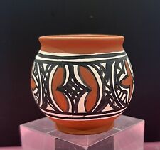 Mary P Small Native American Pot Pueblo Hand Made Vase Signed 3” picture