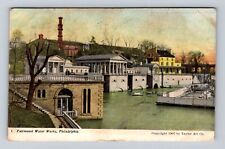 Philadelphia PA-Pennsylvania, Fairmount Water Works, Vintage c1908 Postcard picture