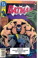 Batman #497 Classic Bane Breaks Batmans Back VF DC Comics 1993 Newsstand Edition picture