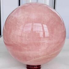 Natural Pink Rose Quartz Sphere Crystal Ball Reiki Healing 3720G picture