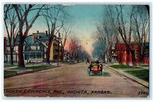 1912 North Lawrence Ave. Classic Car Exterior Wichita Kansas KS Vintage Postcard picture