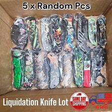 Liquidation Knife Lot Wholesale. Brand New. 5 x Random Pcs. 3 Assisted 2 Manual picture