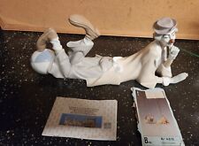 Lladro Reclining Clown With Beach Ball Figurine #4618 picture