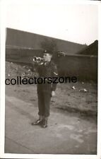 1950's Loyal North Lancashire Regt Cadet Bugler Original photo 5 x 3 Inches picture