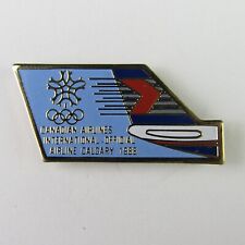 Canadian Airlines International Olympic Sponsorship Pin Vintage 1988 Calgary picture