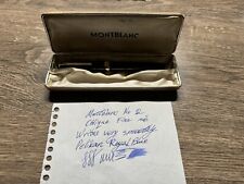 Montblanc No 12 Vintage Fountain Pen 18k Oblique Fine Nib picture