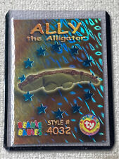 1999 Ty Beanie Babies Series 3 (Wild Cards) TEAL #46 Ally the Alligator NM picture