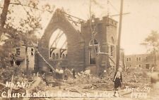 H99/ Lorain Ohio RPPC Postcard 1924 Tornado Disaster Church Redeemer 177 picture