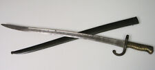 M1866 Yataghan Sword Bayonet French Chassepot & Metal Scabbard Matching Numbers picture