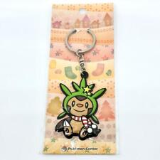 Japan Pokémon Center rubber keychain Chespin Warm snow play picture