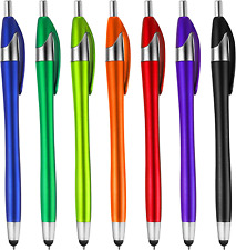 7Pcs Ballpoint Pens with Stylus Tips, Retractable Touch Screens Medium Point Bal picture