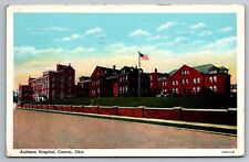 Postcard Canton OH Ohio Aultman Hospital 1940s Stark County picture