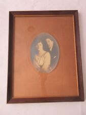 framed 1922 photo of couple  picture