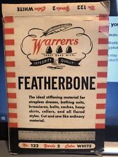 Vintage Sewing Notions Warren's Featherbone In Box picture