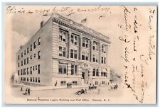 1906 National Protective Legion Building Post Office Waverly New York Postcard picture