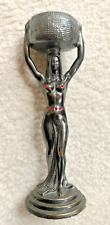 Antique NUDE LADY ART DECO Incense Burning Statue; Egyptian Revival; Magnificent picture
