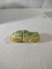 Vintage Salt And Pepper Shaker Late 40's Early 50's Style Auto Green/ Yellow picture