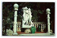 Postcard Hearst San Simeon CA - White Marble Statue 
