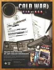 2007 Cold War CIA vs KGB Print Ad/Poster Fantasy Flight Board Game Promo Art picture