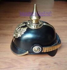 Leather Helmet German Pickelhaube Prussian Imperial Officer’s Garde - Lot of 10 picture