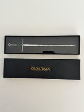 New In The Box Lord Of The Rings Official Anduril Sword Scaled 8.5” Replica. picture