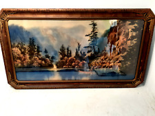 J. Meren Yellowstone National Park Lithograph, Ca. 1920, Beautiful Condition picture