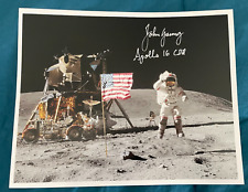 John Young Apollo 16 Signed 8