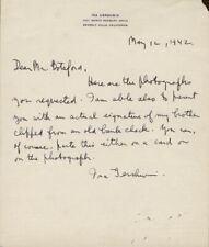 IRA GERSHWIN - AUTOGRAPH LETTER SIGNED 05/12/1942 picture