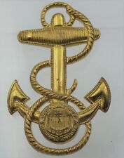 E79, WWII U.S. Merchant Marine Cadet Corps Visor Cap Badge picture